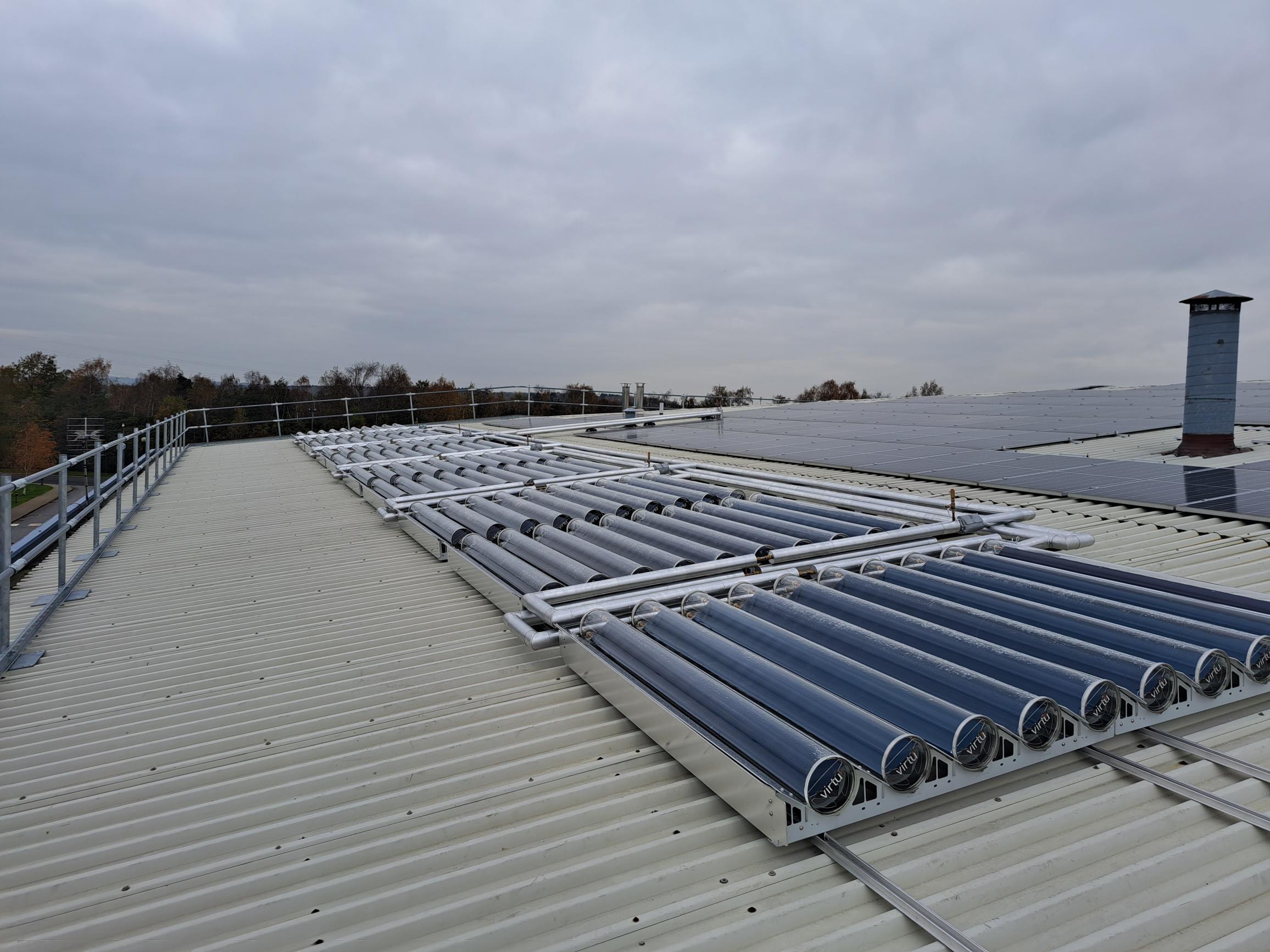 Manufacturing rooftop installation